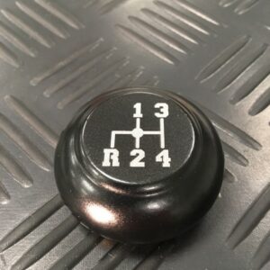Pommeau Plat Noir 4 Speed