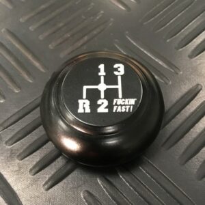Pommeau Plat Noir FUCKIN'FAST