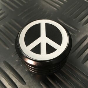 Pommeau Moderne Noir Peace and Love