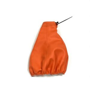 Soufflet en simili cuir Couleur Orange