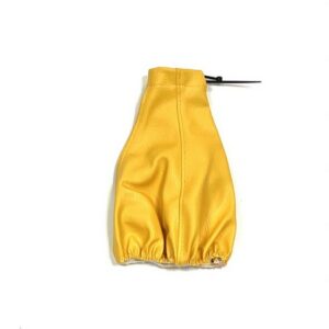 Soufflet en simili cuir Couleur Jaune