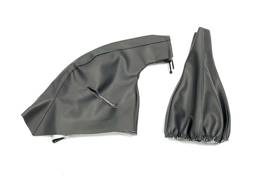 Soufflet Pack Duo en simili cuir Couleur Gris Foncé