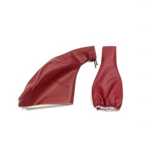 Soufflet Pack Duo en simili cuir Couleur Rouge Bordeaux