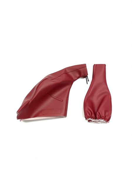 Soufflet Pack Duo en simili cuir Couleur Rouge Bordeaux