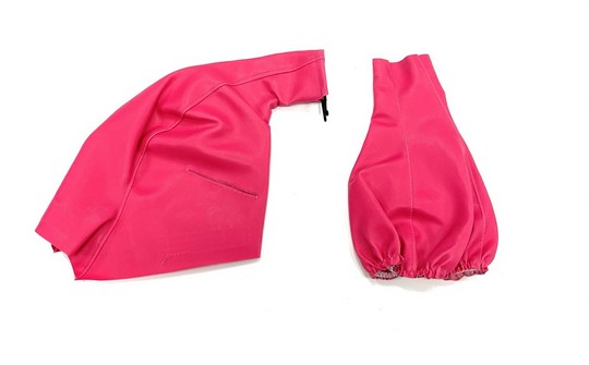 Soufflet Pack Duo en simili cuir Couleur Rose