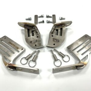 KIT COMPLET Entrebâilleur HAUT inox pour cox à capot COURT (après 08/1967)