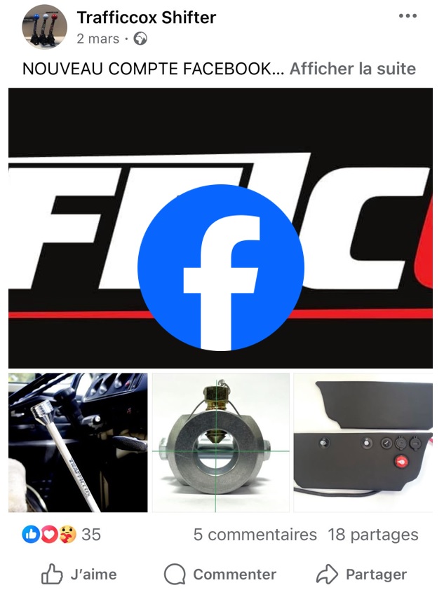 Page Facebook Trafficcox